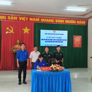 Tổ Chức Lễ ký kết nghĩa giữa Chi Đoàn Ban Quản lý Khu du lịch quốc gia Núi Sam và Chi Đoàn Đồn Biên phòng Vĩnh Nguơn